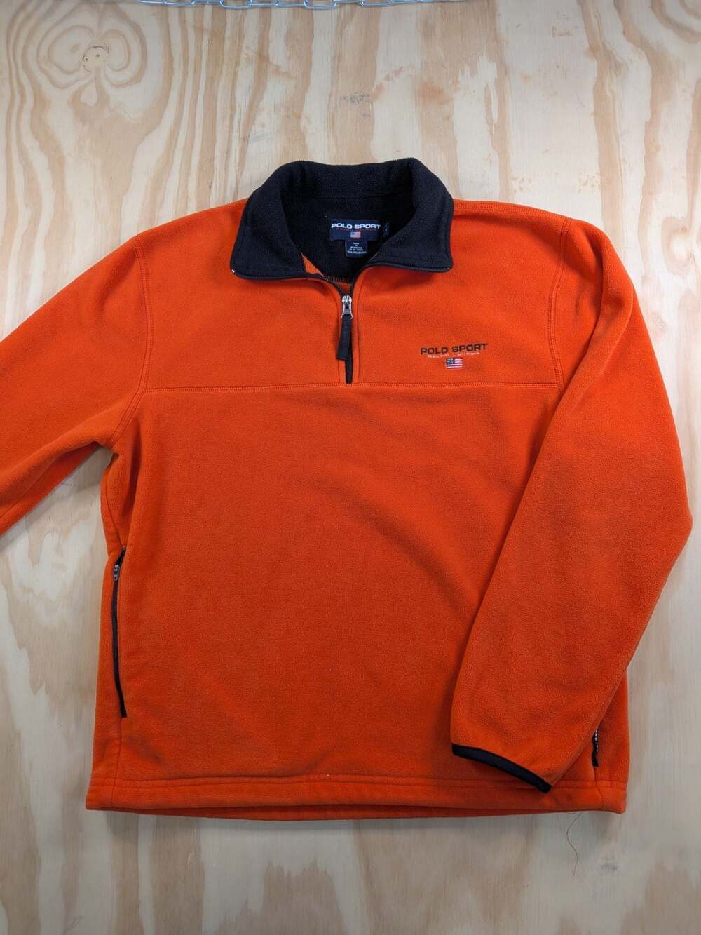Vintage Polo Sport Ralph Lauren Polartec Fleece Quarter-Zip Pullover Size M